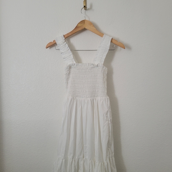 Abercrombie And Fitch Smocked Bodice Tiered Maxi Dress Size XS - Picture 2 of 7